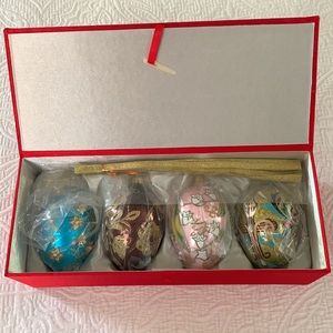 NWT 2009 Joan Rivers Russian Inspired Egg Ornaments Collection.